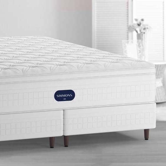 Cama Box + Colchão Simmons Beauty Finesse — Série 3