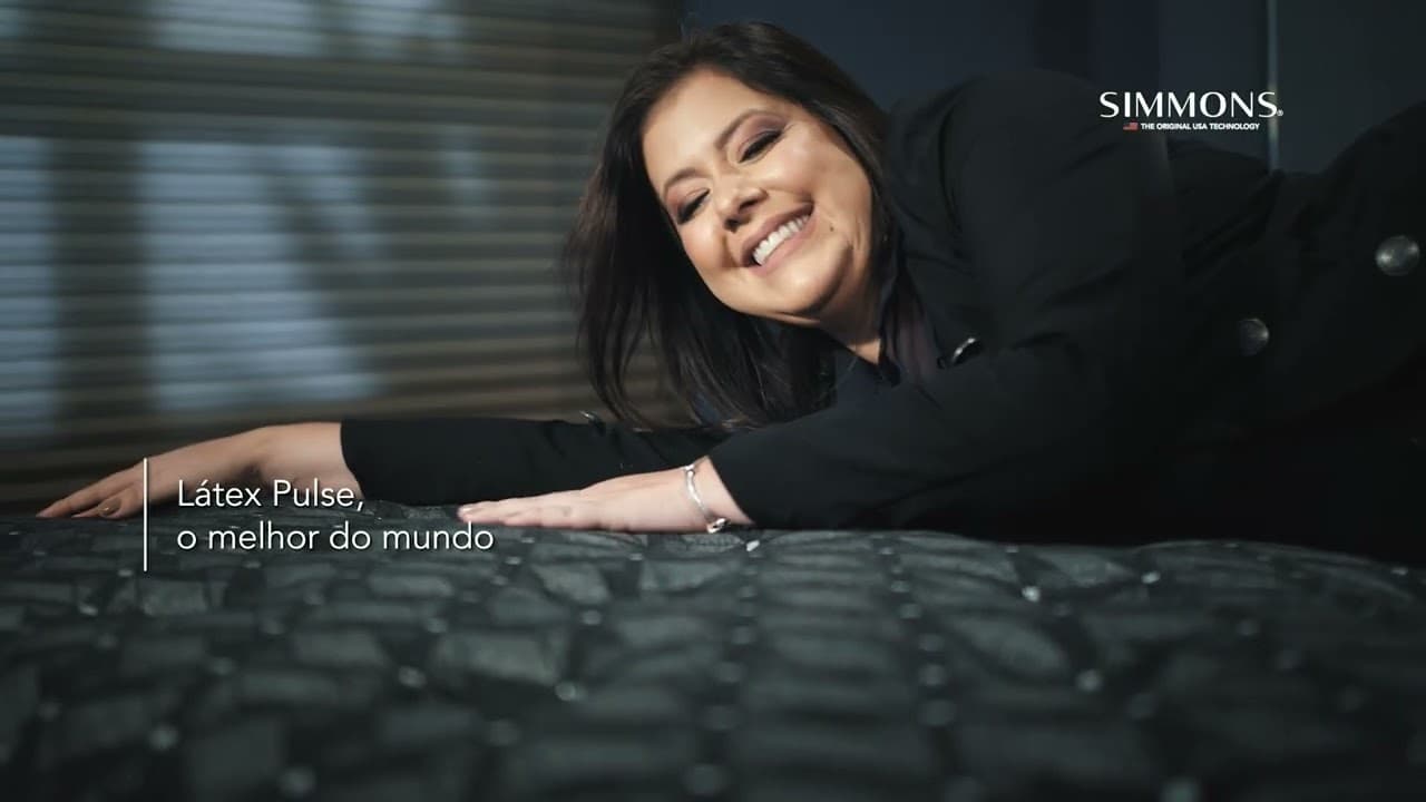 Miniatura do vídeo institucional do colchão Simmons Black Plush no canal Simmons Colchões Brasil
